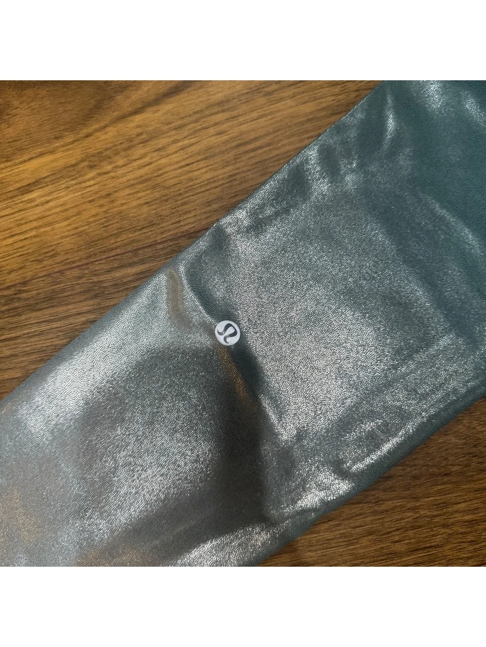 Lululemon x Peloton Wunder Under Shine Leggings Women’s Size 8 Green High Rise